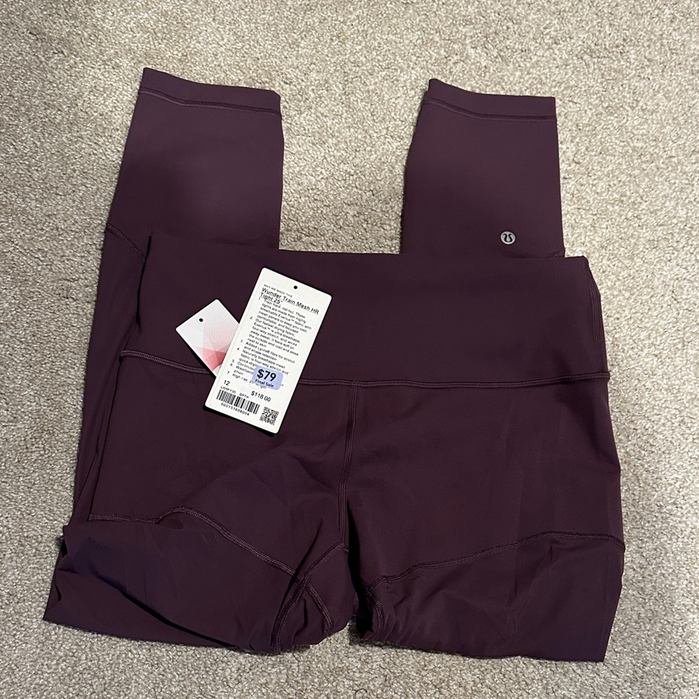 lululemon athletica Wunder Train Mesh HR tight 25”